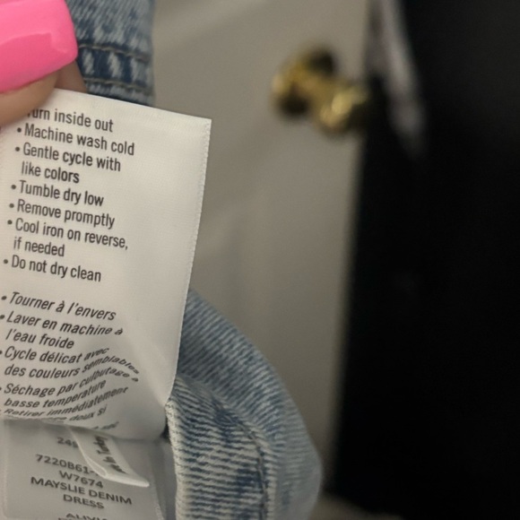 Paige Mayslie Denim Shirt Dress - Picture 6 of 7